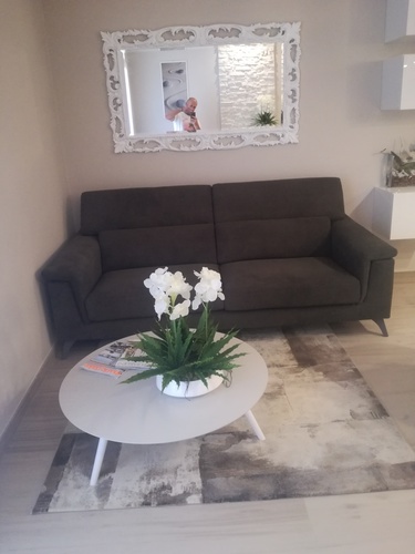 WHITE DENDROBIUM with ceramic pot