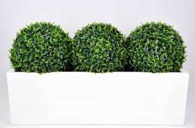 Boxwood ball in vase diam. 33 passionecreativa