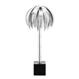 Table lamp PALM silver h 72 Ø 36 cm