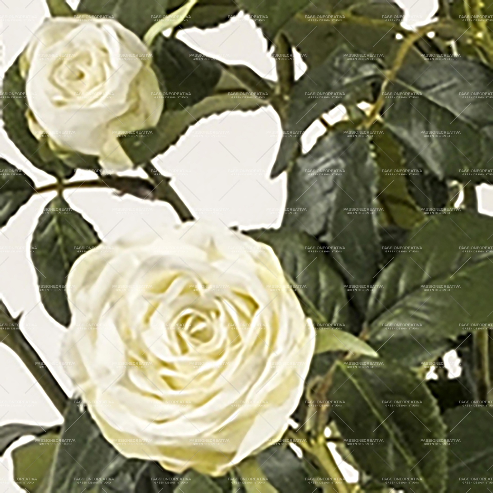 Cespuglio di rose finte ANUSHKA su stelo, rosa, 55cm, Ø6-8cm